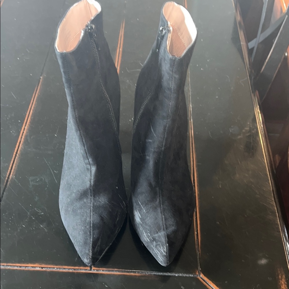 Betsey Johnson Black Ankle Booties with Sleek Design